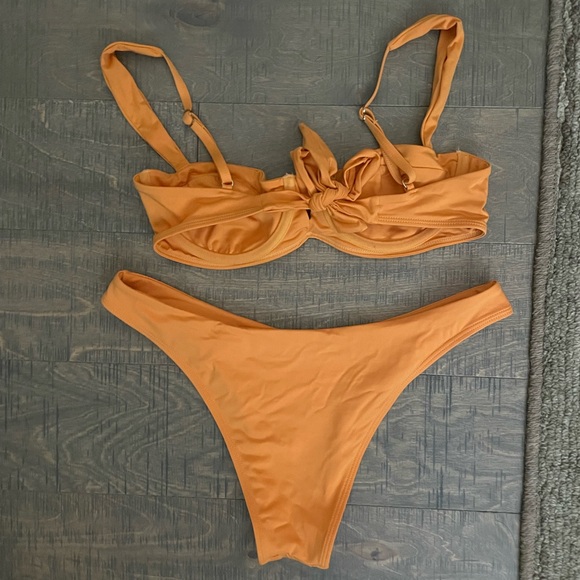 Monday Swimwear Byron Bottom - Burnt Orange - Picture 3 of 4